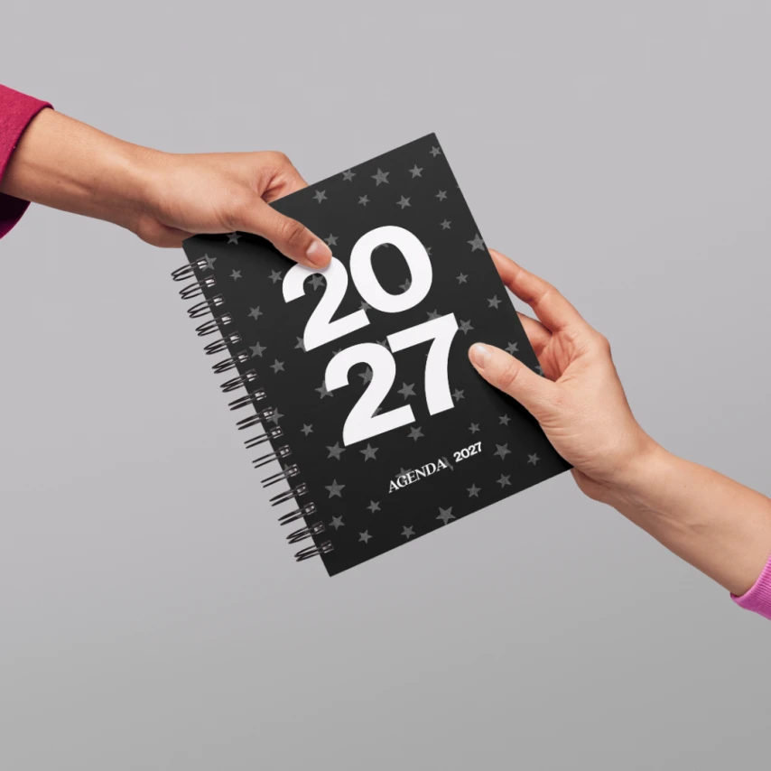 Agenda 2027 Personalizada + 1 lâmina de Apresentação