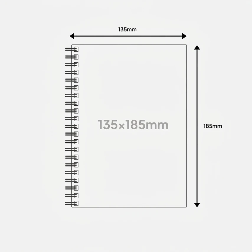 Caderno Personalizado | 13,5x18,5