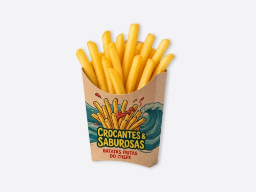 CAIXA DE BATATA FRITA PERSONALIZADA
