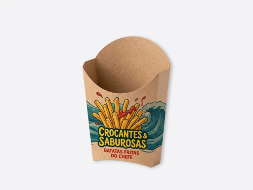 CAIXA DE BATATA FRITA PERSONALIZADA