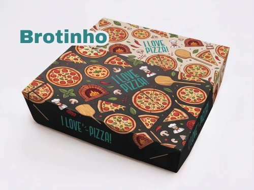 CAIXA DE PIZZA BROTINHO PERSONALIZADA